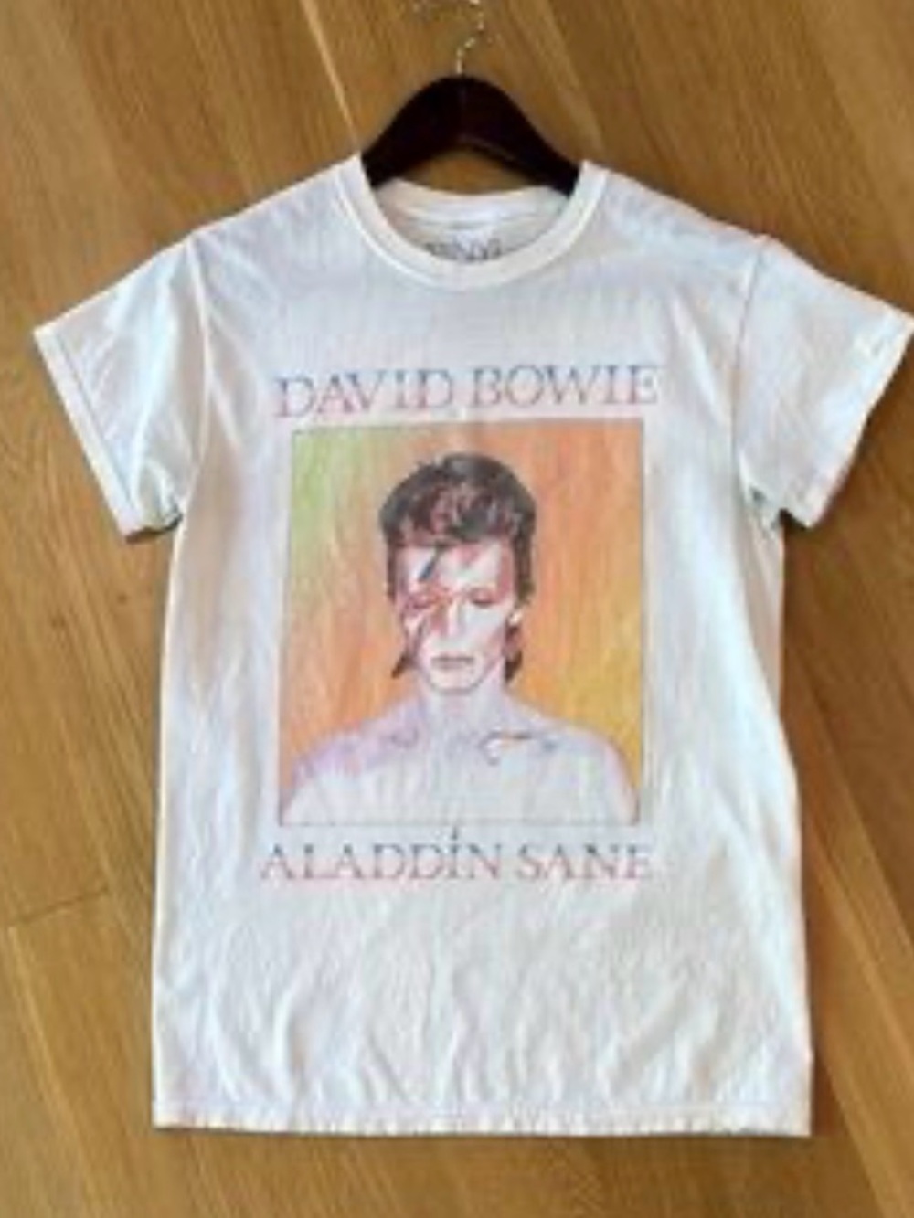 Nordstrom White David Bowie Aladdin Sane Graphic Tee